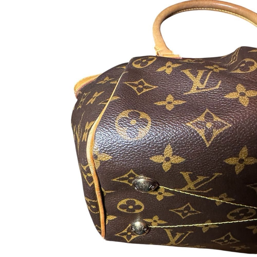 Louis Vuitton Brown LV Monogram Coated Canvas Tivoli PM Bag Auth - Picture 7 of 16